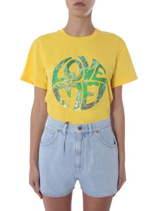  알베르타 페레티 반팔 티셔츠 07031672 1027 YELLOW
