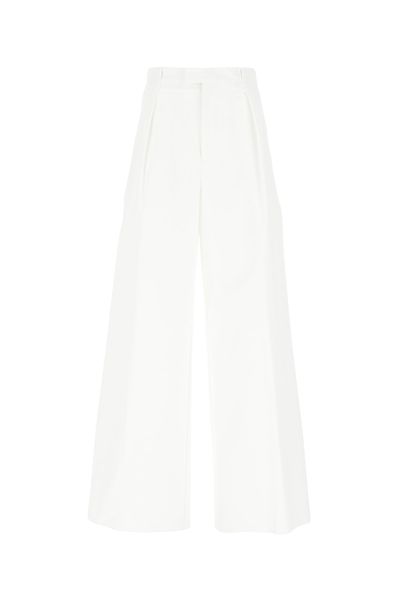 25FW 보테가베네타 스트레이트 팬츠 600982 VKJ609122 WHITE