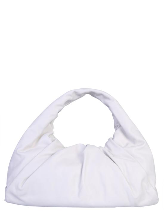 26FW 보테가베네타 셔링 레더 숄더백 607984 VCP409007 WHITE - BOTTEGA VENETA