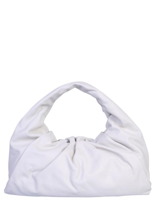 26FW 보테가베네타 셔링 레더 숄더백 607984 VCP409007 WHITE