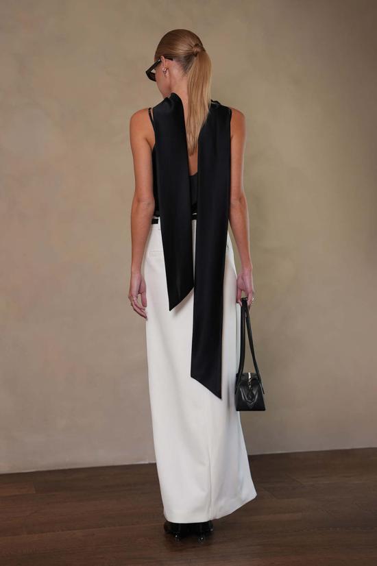  파렌테지 캐미솔 알리나 실크 스카프 탑 - PARENTEZI