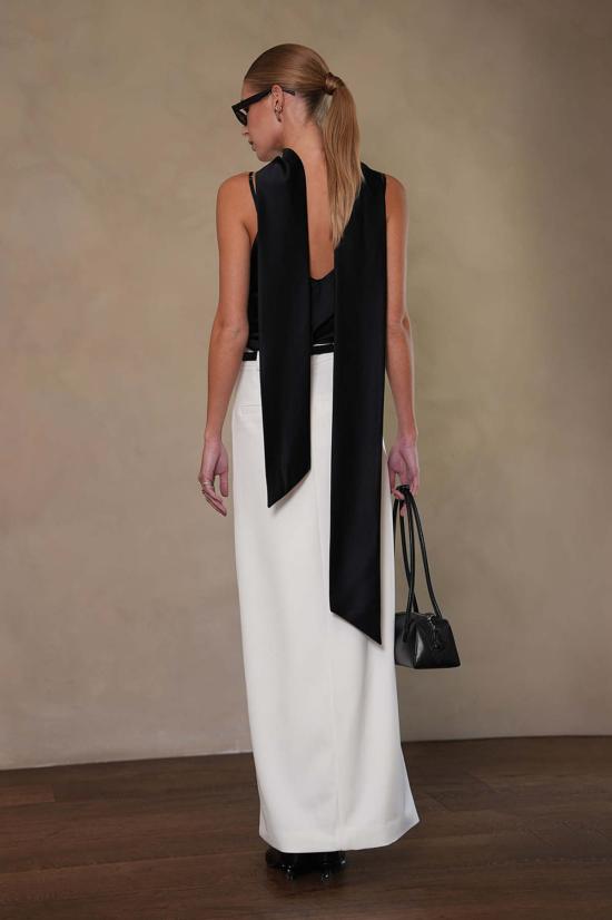  파렌테지 캐미솔 알리나 실크 스카프 탑 - PARENTEZI