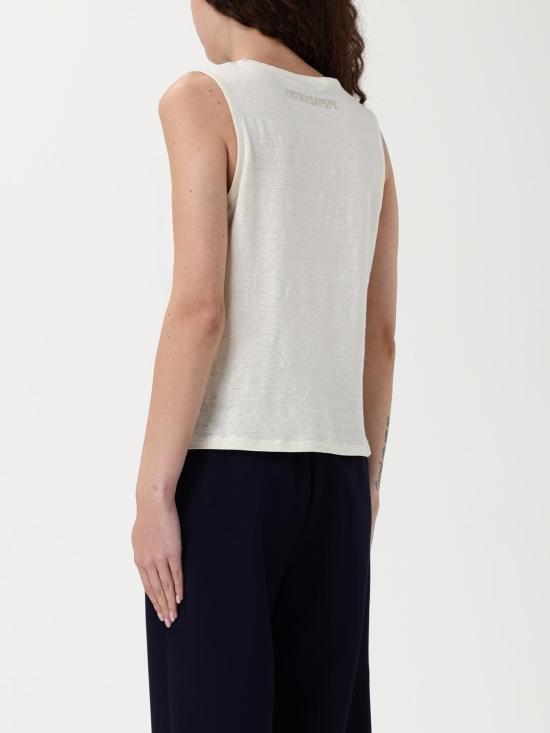 25SS 파트리지아페페 반팔 티셔츠 2M4458J291 B823 Ivory - PATRIZIA PEPE