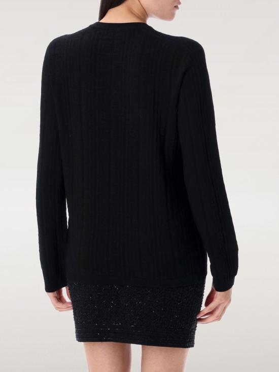 25FW 발망 스웨터 FF1KD090KI63 0PA Black - BALMAIN