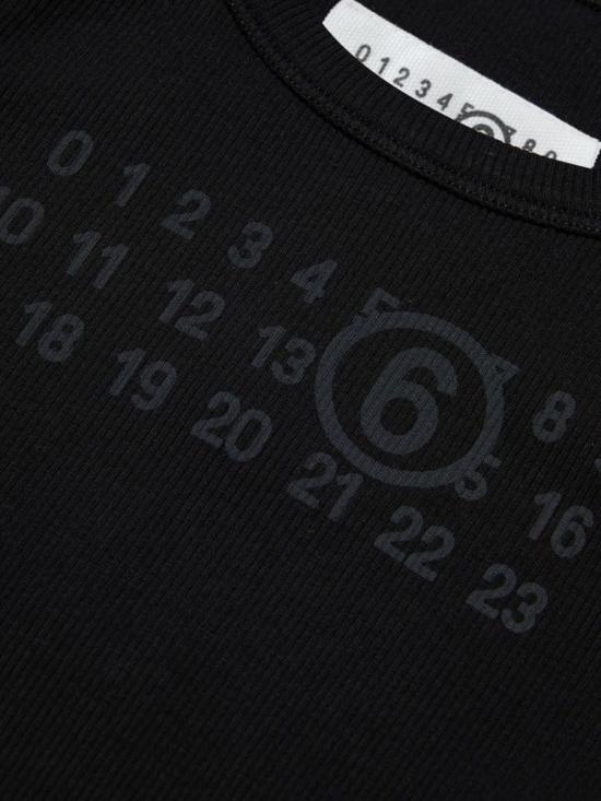  [키즈] MM6 메종마르지엘라 원피스 M60591K MM02GM6900 BLACK - MM6 MAISON MARGIELA