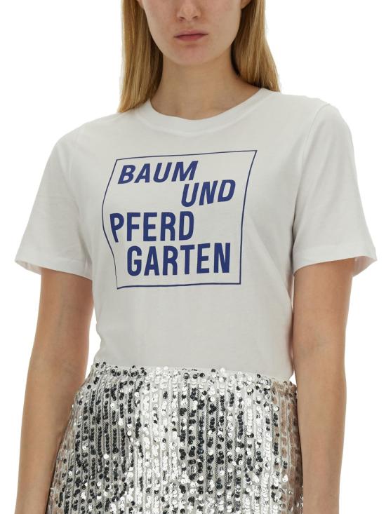  바움 운드 페르드가르텐 반팔 티셔츠 23549 C1380 WHITE - BAUM UND PFERDGARTEN