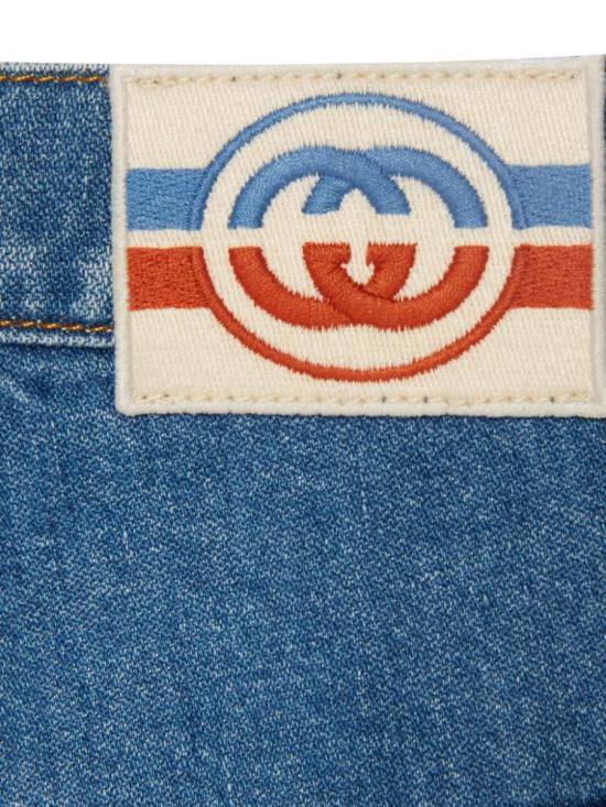 25FW [키즈] 구찌 스트레이트 팬츠 759874K XDCSJ4447 BLUE - GUCCI