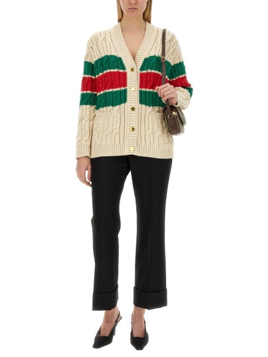 26FW 구찌 울 팬츠 776315 ZHW511000 BLACK - GUCCI