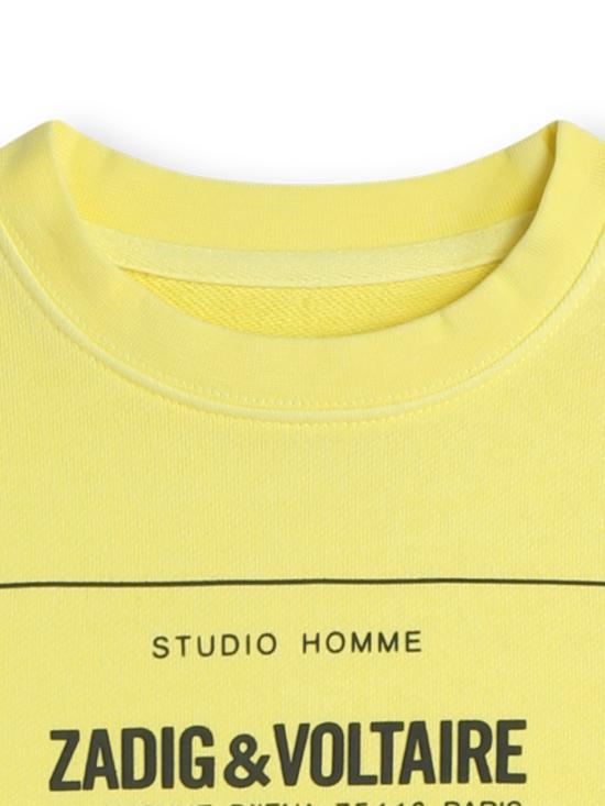  [키즈] 자딕앤볼테르 풀오버 X60078K 518 YELLOW - ZADIG & VOLTAIRE