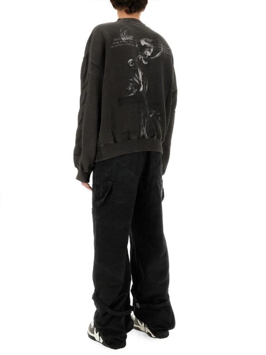 25FW 오프화이트 긴팔 티셔츠 OMBA070 C99FLE0021077 GREY - OFF WHITE