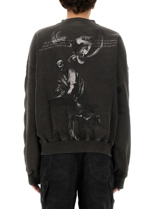 25FW 오프화이트 긴팔 티셔츠 OMBA070 C99FLE0021077 GREY - OFF WHITE