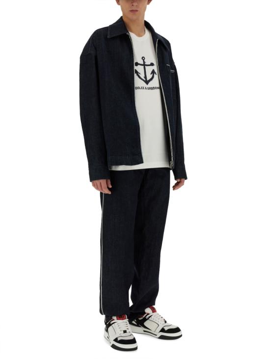  돌체앤가바나 반팔 티셔츠 G8PB8T G7K5WW0800 WHITE - DOLCE & GABBANA