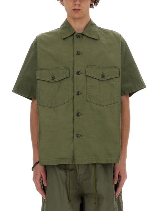  니들스 긴팔 셔츠 OT215 A OLIVE GREEN