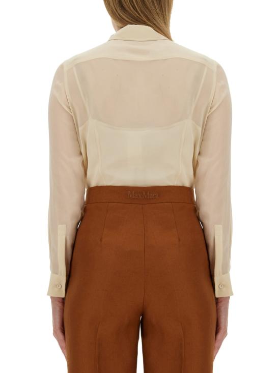 26FW 막스마라 봉골라 실크 셔츠 2411261012600 072028 IVORY - MAX MARA