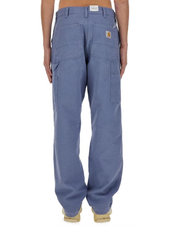  칼하트 WIP 디어본 캔버스 싱글 니 팬츠 I031497 1YD 3K 32 BLUE - CARHARTT WIP