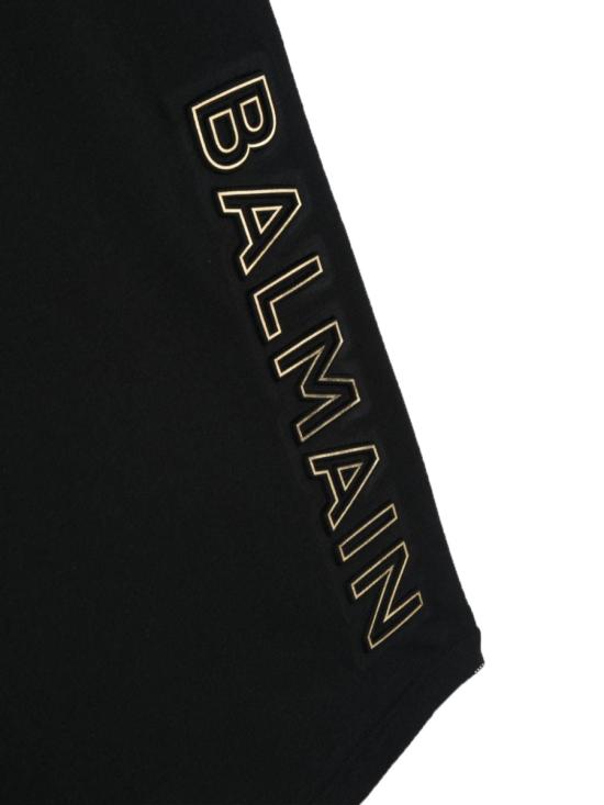  [키즈] 발망 티셔츠 BU8P31K Z0057930OR BLACK - BALMAIN