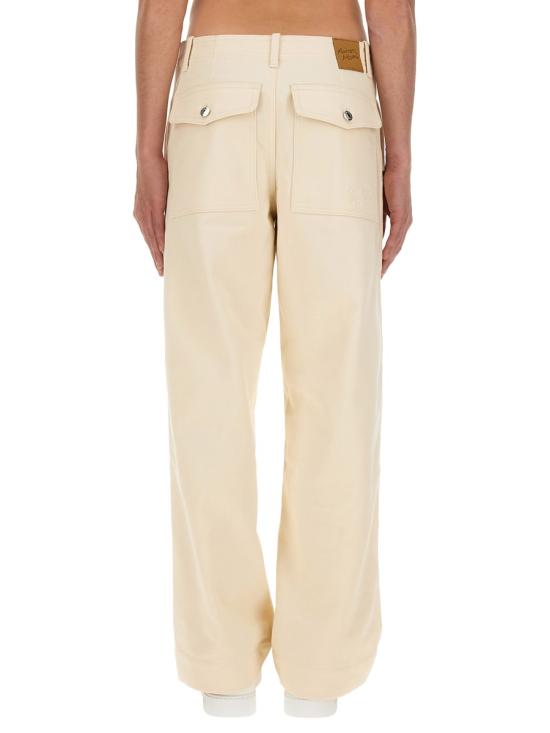  메종키츠네 스트레이트 팬츠 MM01110WW5007 P705 IVORY - MAISON KITSUNE