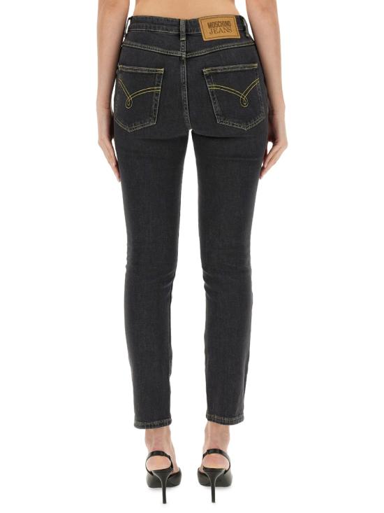  모스키노 데님 팬츠 03273238 1555 BLACK - MOSCHINO