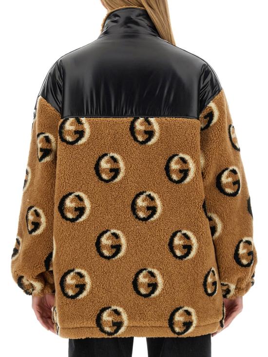26SS 구찌 GG 울 플리스 자카드 집 자켓 767009 XJF7Q2184 BEIGE - GUCCI