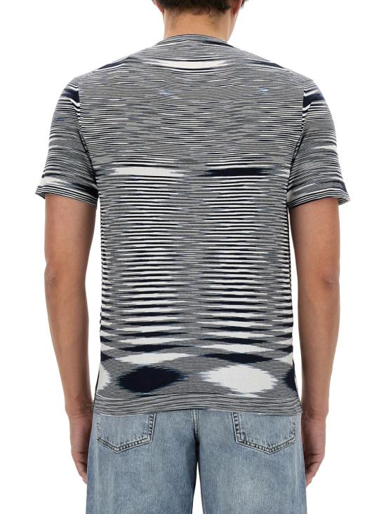  미소니 긴팔 셔츠 UC23SL03 BK013BF7050 BLUE - MISSONI