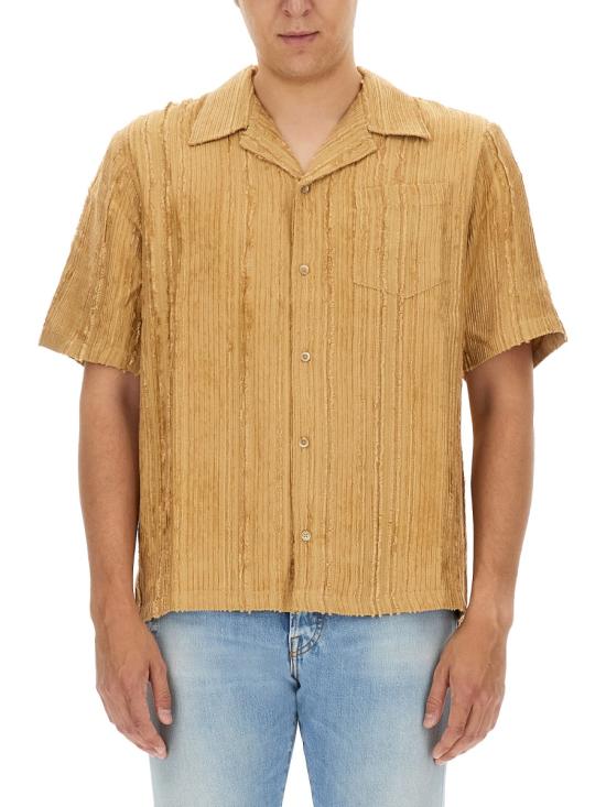  세퍼 긴팔 셔츠 PREFW24DALIANFLU BEIGESTRIPE