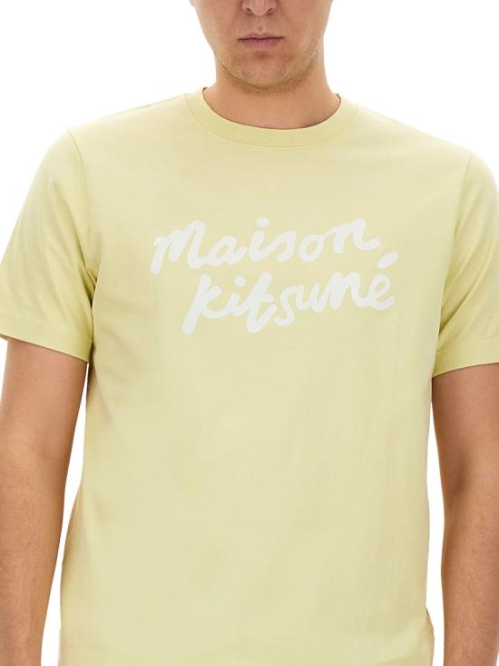  메종키츠네 반팔 티셔츠 MM00101KJ0118 P712 BEIGE - MAISON KITSUNE