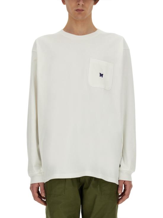 니들스 반팔 티셔츠 OT261 A WHITE
