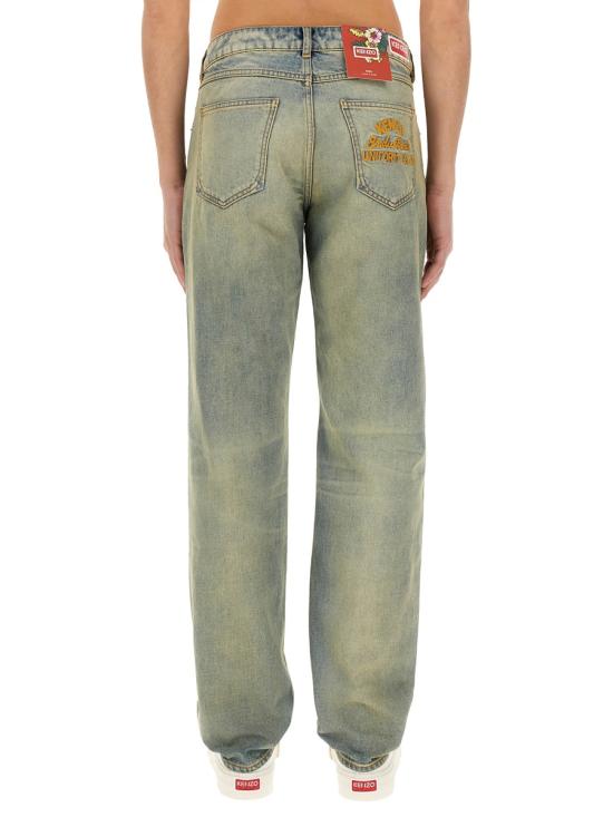  겐조 데님 팬츠 FE55DP101 6B8DY DENIM - KENZO