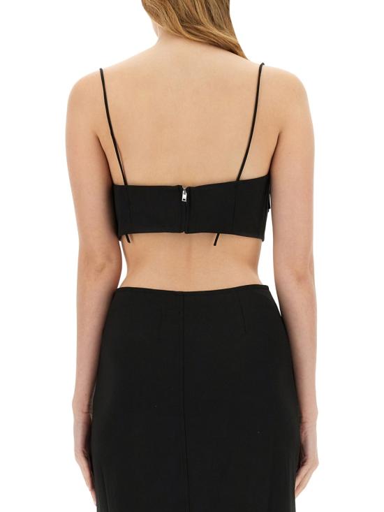  가니 민소매 티셔츠 F8675 099 BLACK - GANNI