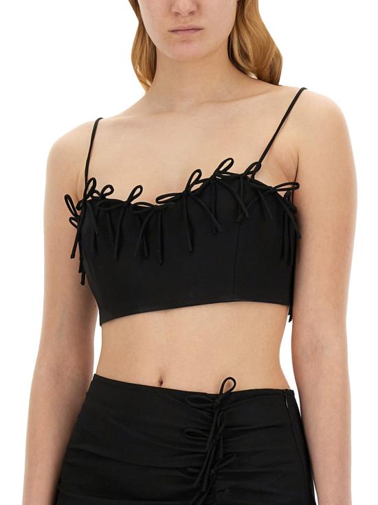  가니 민소매 티셔츠 F8675 099 BLACK - GANNI