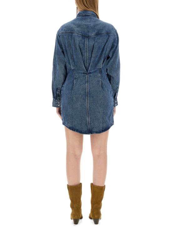  이자벨마랑 원피스 RO0343FA B1H07130LU DENIM - ISABEL MARANT