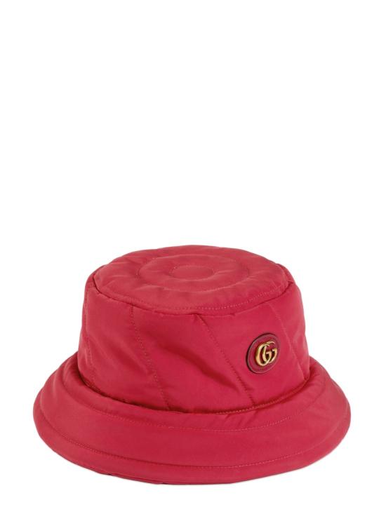 26FW 구찌 퀼티드 패브릭 버킷햇 757922 3HAWC6174 FUCHSIA - GUCCI