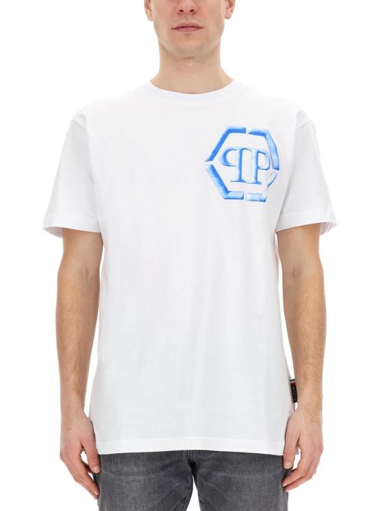  필립 플레인 반팔 티셔츠 SADCMTK6787 PJY002N01 WHITE