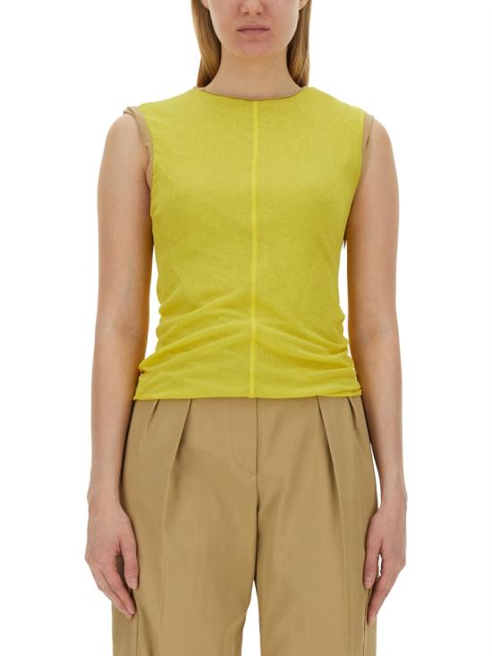 26FW 스포트막스 민소매 티셔츠 2412941062600 138006 YELLOW