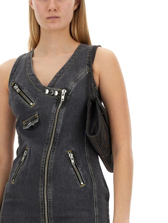  모스키노 원피스 04023238 1555 BLACK - MOSCHINO