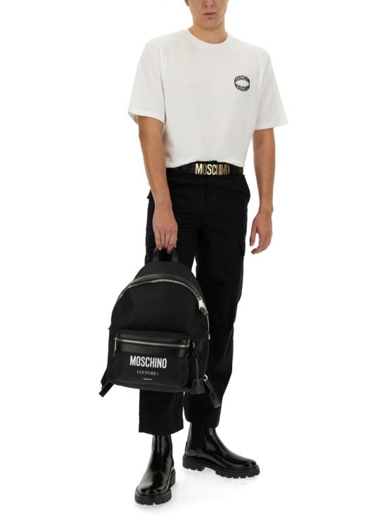  모스키노 반팔 티셔츠 07262041 1001 WHITE - MOSCHINO