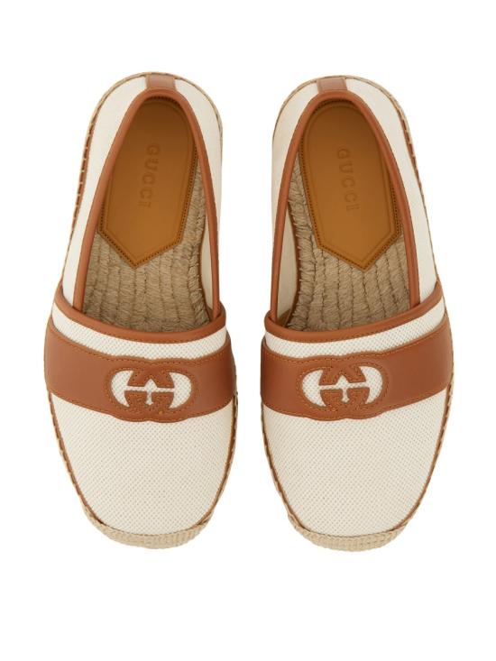 26SS 구찌 인터로킹 G 에스파드리유 777365 FACV69441 BROWN - GUCCI