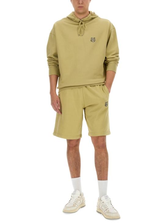  메종키츠네 볼드 폭스 헤드 패치 오버사이즈 후드 LM00705KM0001 P357 BEIGE - MAISON KITSUNE