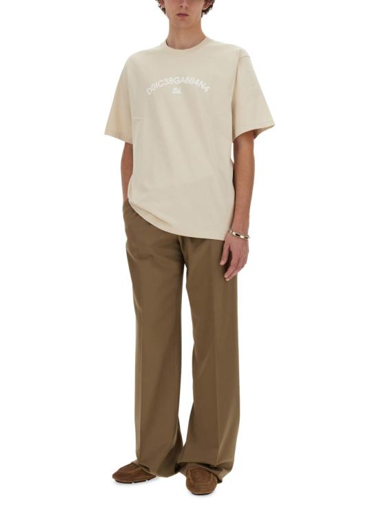  돌체앤가바나 반팔 티셔츠 G8PN9T G7M3KM3946 BEIGE - DOLCE & GABBANA