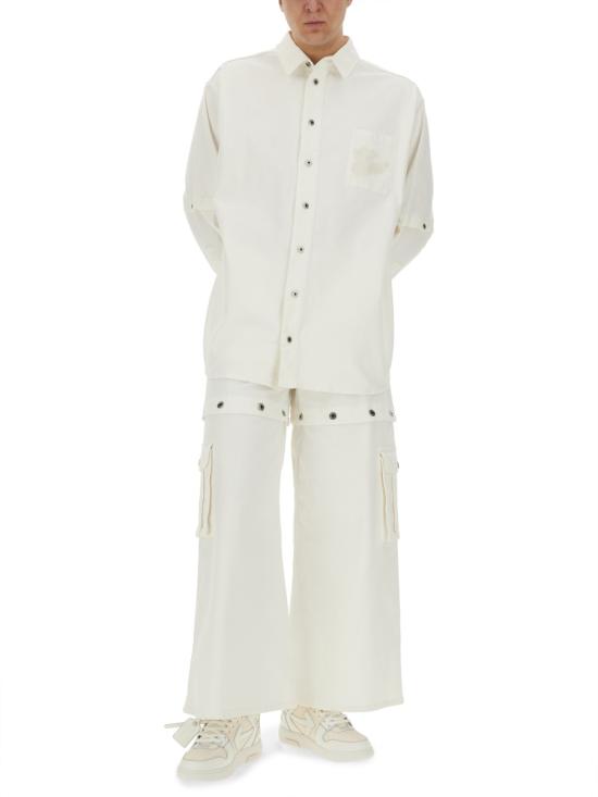  오프화이트 긴팔 셔츠 OMYD059 S24DEN0010202 WHITE - OFF WHITE