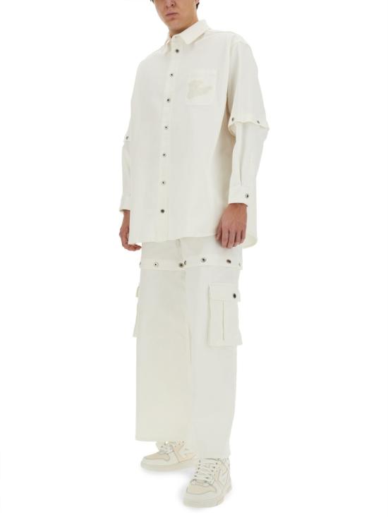  오프화이트 데님 팬츠 OMYA183 S24DEN0010202 WHITE - OFF WHITE
