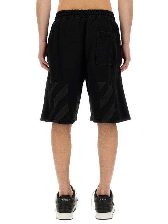  오프화이트 숏팬츠 OMCI013 S24FLE0021001 BLACK - OFF WHITE