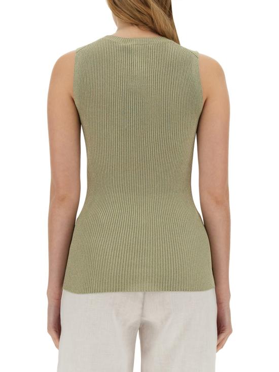  파비아나 필리피 민소매 티셔츠 MAD264F065 D653VR6 GREEN - FABIANA FILIPPI