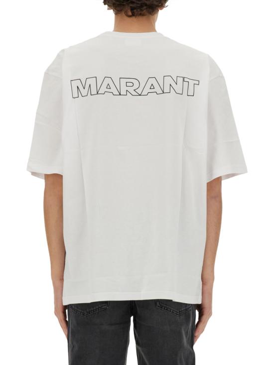  이자벨마랑 반팔 티셔츠 TS0079HB B2N18H20WH WHITE - ISABEL MARANT