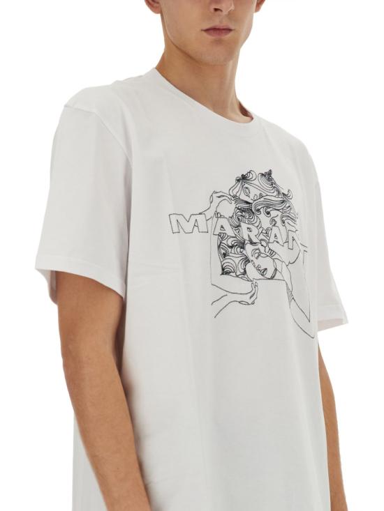  이자벨마랑 반팔 티셔츠 TS0052HA B2N20H20WH WHITE - ISABEL MARANT