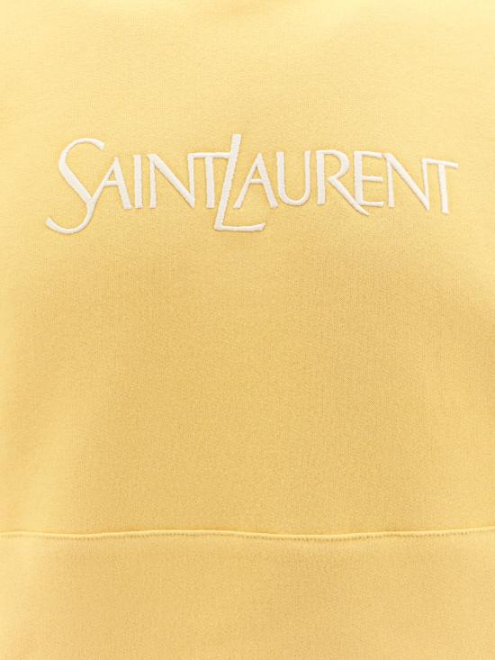 25FW 생로랑 긴팔 티셔츠 779611 Y36SW7290 YELLOW - SAINT LAURENT