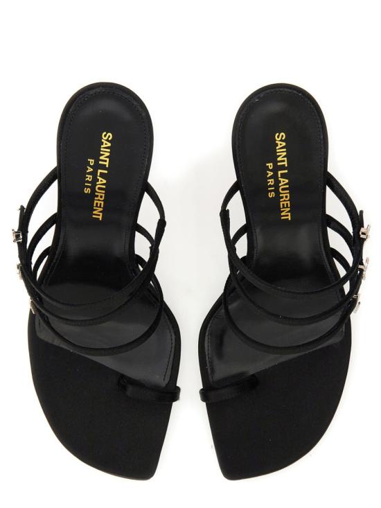 26SS 생로랑 제리 뮬 샌들 775214 9QNAG1000 BLACK - SAINT LAURENT