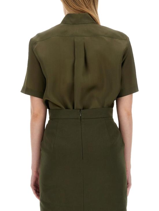 25FW 막스마라 블라우스/셔츠 2411111133600 228002 MILITARY GREEN - MAX MARA