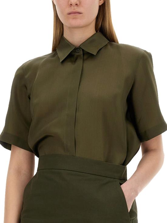 25FW 막스마라 블라우스/셔츠 2411111133600 228002 MILITARY GREEN - MAX MARA