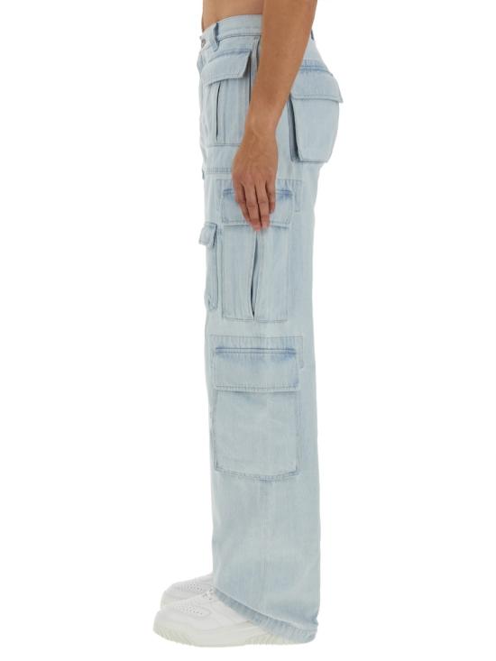  베르사체 스트레이트 팬츠 1015089 1A104251D700 DENIM - VERSACE